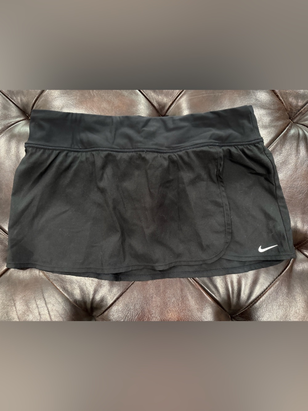 Nike Black Skort/Swim with White Swoosh